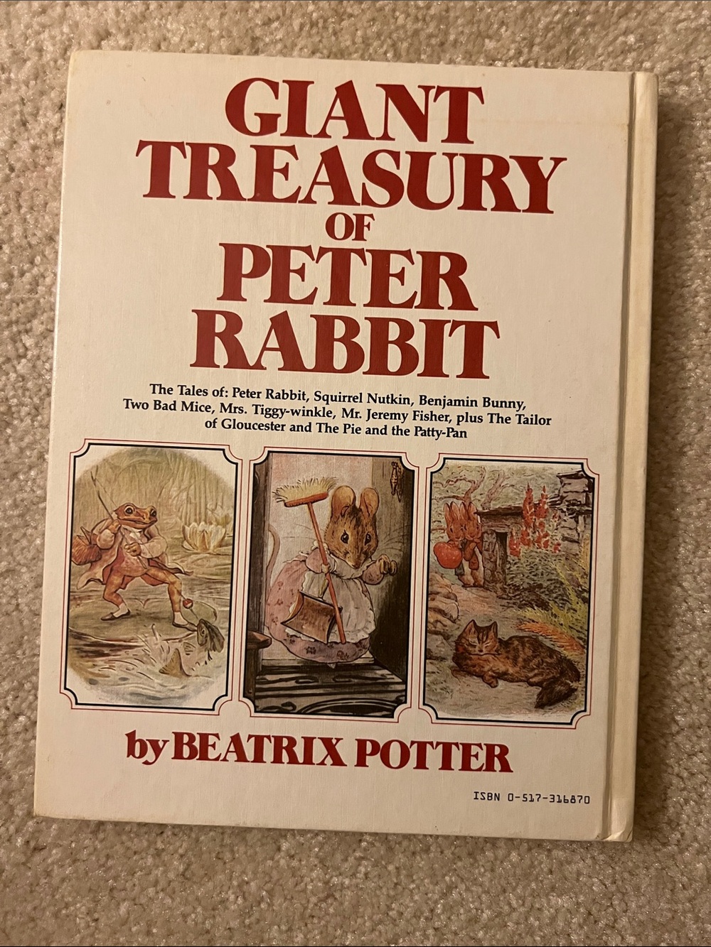 Giant Treasury of Peter Rabbit by Beatrix Potter - Vintage used - Picture 2 of 7